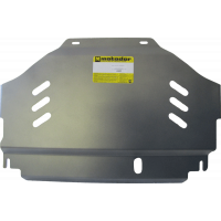 Защита КПП MOTODOR для Porsche Cayenne 2007-2010, Алюминий 5 мм - Арт. 35401