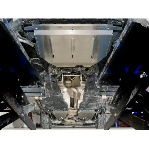 Защита Картера двигателя, КПП, Топливного бака ТСС для Volkswagen Taos 2021-, Алюминий 4 мм - Арт. ZKTCC00541K